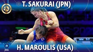 Tsugumi Sakurai (JPN) vs Helen Maroulis (USA) - Final // World Championships 2022 // 57kg