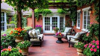 Discover stunning traditional brick patio designs to elevate your backyard