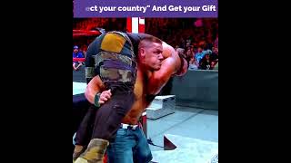 wwesuper:John Cena vs Braun Strowman vs Elias #John Cena #Braun Strowman #Elias #shorts