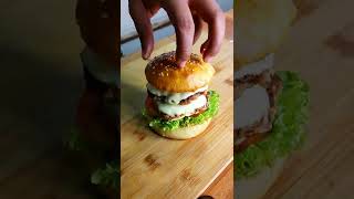 SMASH CHICKEN PATTY BURGER | Juicy Chicken Burger