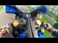 brand new bike onboard crash cadwell park