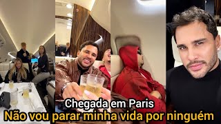 Lucas Guimarães avisa que volta ao Brasil dia 5 e Carlinhos Maia segue viagem com os outros - Paris