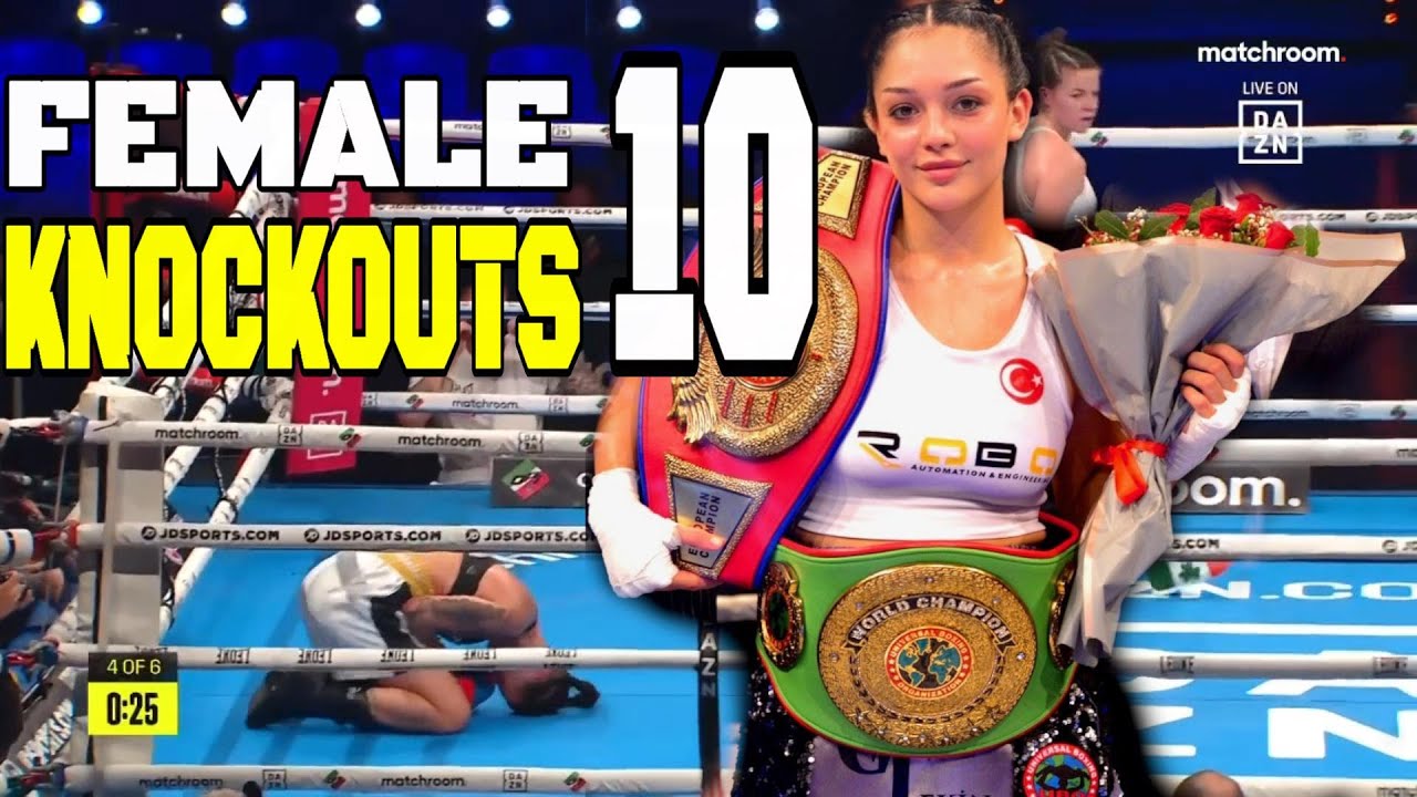 The Greatest Knockouts By Female Boxers 10 - YouTube