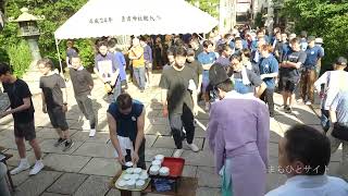 【速報】令和５年佃住吉神社例大祭　住吉講の共同作業　始動！