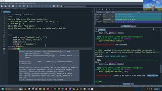 Programming in Python - Chapter 7 exercises Part 1 - Spring 2024