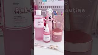 Pink Glasskin Routine 🍥 #medicube #pink #skincare #kbeauty #glassskin #wonyoungism #fyp #shorts