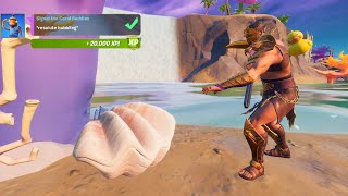 SIGNAL THE CORAL BUDDIES (20K XP)! ALL Shell Locations - Week 6 EPIC XP Quest [Fortnite Season 5]