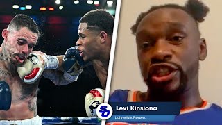 ‘DEVIN HANEY IS SUPERB!’ - Lightweight Levi Kinsiona convinced of repeat vs Kambosos Jr
