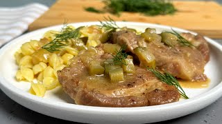 Мы подсели на мясо по этому рецепту ! Мясо в горчичном соусе, готовлю на сковороде, просто и вкусно