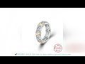 925 sterling silver rings gold separation inlaid zircon rings for women glamour jewelry engagement w