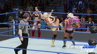 WWE 2K18 SMACKDOWN LIVE ALEXA BLISS & RUBY RIOTT VS ABSOLUTION (WITH PAIGE)