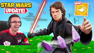 Nick Eh 30 reacts to THE FORCE in Fortnite!