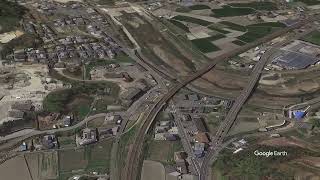 Google Earth 讃岐府中駅(香川県) 予讃線