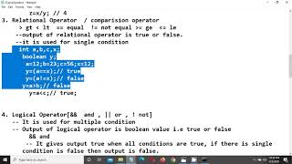 JAVA OPERATORS PART 1 | JAVA OPERATORS IMPLEMENTATION