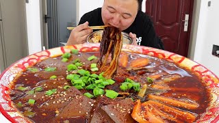 3 catties of hairy belly, make spicy hairy blood, spicy and delicious｜Super Satisfying Mukbang