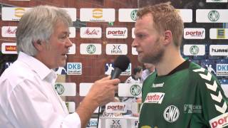 Interview nach dem Spiel GWD Minden - THW Kiel