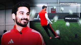 ILKAY GUNDOGAN vs 4 MAN UNITED PLAYERS ⚔️ 20 Ball Crossbar Challenge