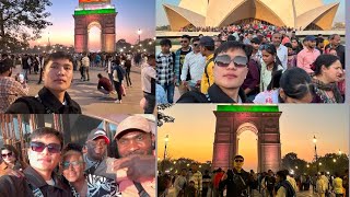 Lotus Temple leh India Gate ka fang leh e…Vlog ep4  #lotustemple #indiagate