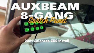 Auxbeam Switch Panel Install on my Colorado ZR2 Duramax!