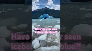 The deep blue color of Perito Moreno Glacier is mesmerizing. #patagonia #glacier #argentina