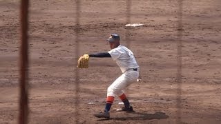 2013/8/7　石野雅季 （東京・上一色中学）　vs 桐蔭学園中学 （神奈川1位）  9回途中1安打の好投