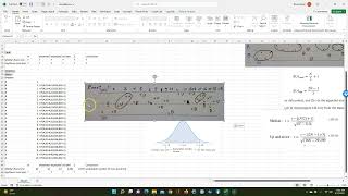 Test for randomness on Excel using the up/down or median runs test.