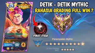 CATAT GUYS! DETIK - DETIK TAMATIN GRADING MENANG SEMUA DI AWAL SEASON PAKAI CLAUDE ONLY! - MLBB