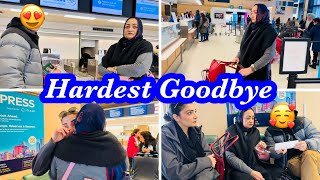 Hardest Goodbye of my life | Allah Hafiz ammi untill next time inshallah | Emotional Goodbye