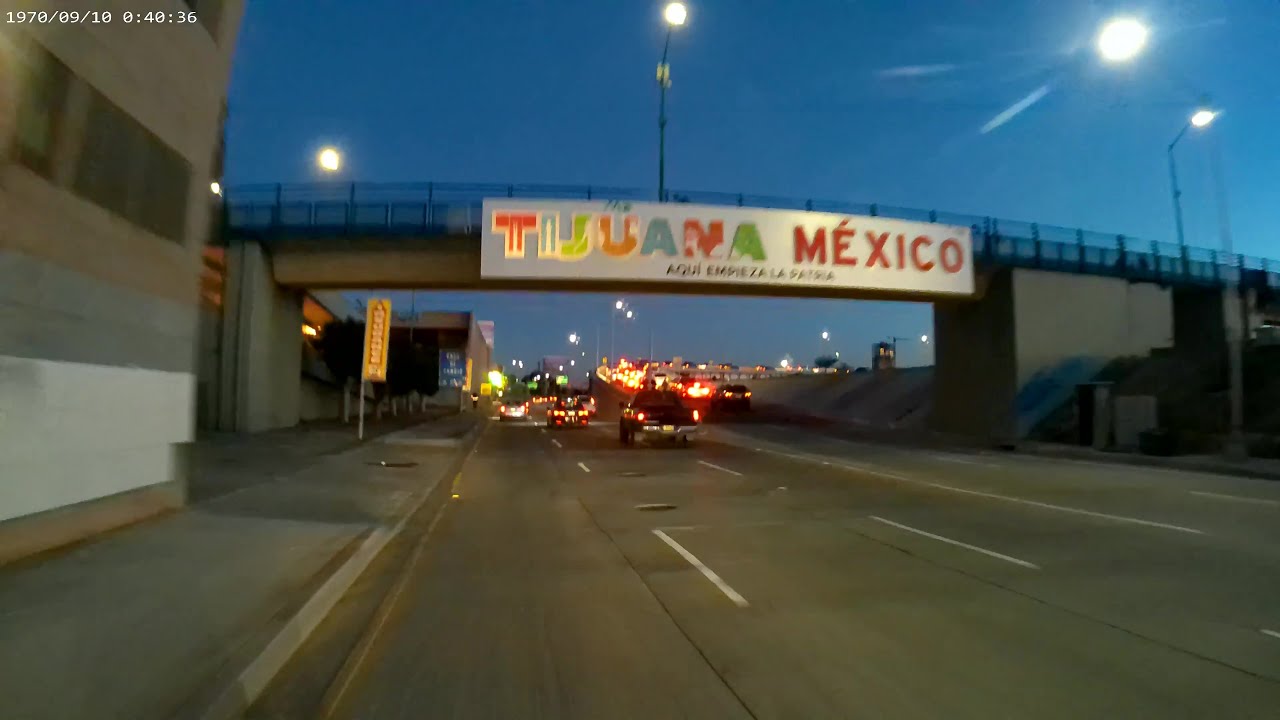 Border Crossing Into Tijuana On 49cc Scooter #tijuana #border #travel ...