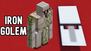 How to make an IRON GOLEM in Minecraft!