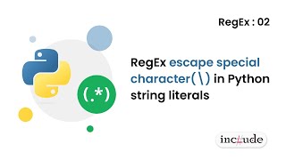 How to use backslash \ in RegEx Python | RegEx - 02 | Python Programming