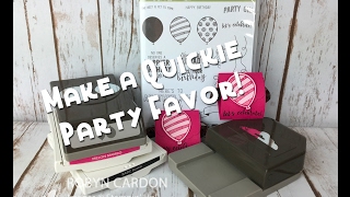 How to Make a Quickie Party Favor with Stampin' Up! - Episode 561