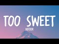 Hozier - Too Sweet (Lyrics)