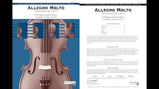 Allegro Molto, arr. Anthony Granata – Score \u0026 Sound