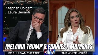 Melania Trump’s Funniest Moments — Laura Benanti & Colbert 😂 | The Late Show