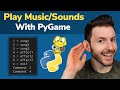 How to Play Audio Files (Sound Effects and Music) in Python Using Pygame (Mp3 and Others)