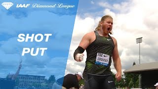 Ryan Crouser Wins Men's Shot Put - IAAF Diamond League Eugene 2018