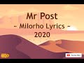 Mr Post Milorho Lyrics