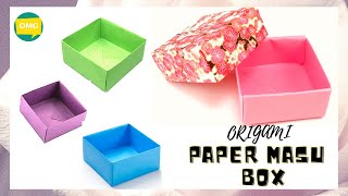 Easy Origami Masu Box Tutorial - Easiest Method by omg productions #shorts