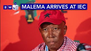 'We want to work with the ANC' - Julius Malema at the IEC results centre