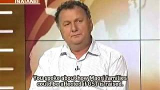 Shane Jones shares his thoughts on the proposed tax changes Te Karere Maori News TVNZ 20 Jan 2010