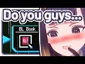 Ina reacts to the BL Book in Holocure 【Hololive EN / Holocure】