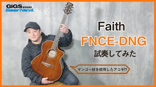 【マンゴーの木を使ったアコギ!?】Faith  FNCE-DNG【GiGS】