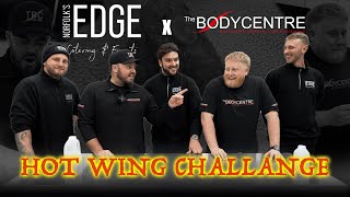 We did a hot wings challenge over at Norfolks Edge HQ