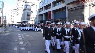 APOLINAV 2019, Glorias Navales, 21 de Mayo 2019, APOLINAV en Desfile vista desde calle Blanco