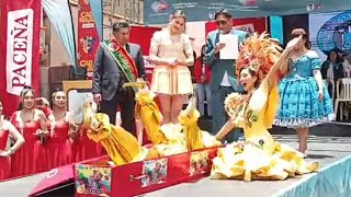 Desentierro del Pepino del Carnaval paceño 2025 Bolivia