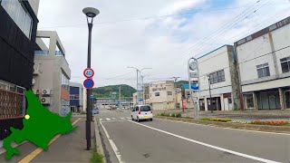 Ekimae, Rumoi City, Hokkaido | Jun 2022 | 4K Japan Walk