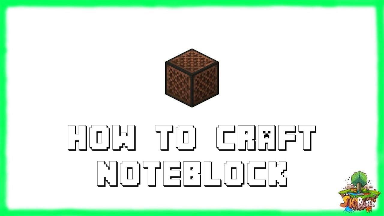 Note Block Crafting Recipe Banana Breads