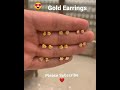 Simple and Stylish Gold Earrings | Gold Earrings Designs|Stud Earrings Gold Designs|Earrings Designs