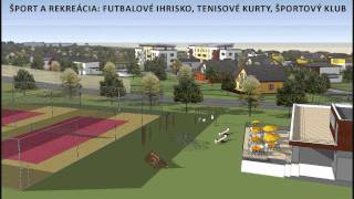 Urbanistická štúdia Košťany nad Turcom - Juh